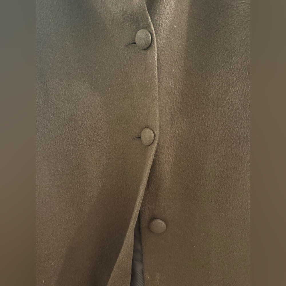 Tom Gutie Baby Alpaca Wool Blend Coat Brown Womens Peacoat Medium - Picture 3 of 9